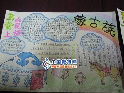 蒙古族春节饮食文化手抄报安全饮食手抄报