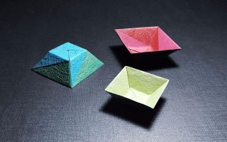 折纸-教程up主教你折有谜之人气的组合方碟又是实用作品呢