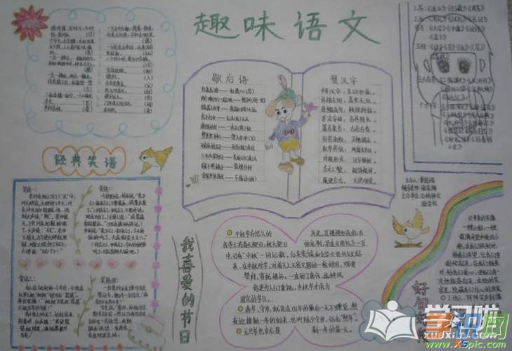 8年级语文第二单元为主题的手抄报二年级语文手抄报六年级下册第一