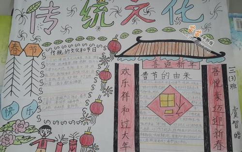 手抄报 正文内容 剪纸 中国是个古老的国家传统文化更是源远流长