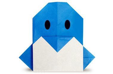 可爱手工折纸企鹅简单折纸教程图解