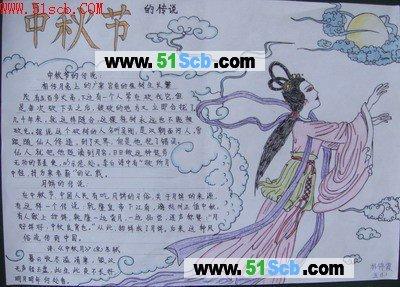 四年级中国神话故事手抄报神箭手后羿中国神话手抄报图片内容中国古代