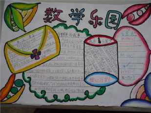 《数学分数手抄报》关-148kb北京小学简单的数学手抄报