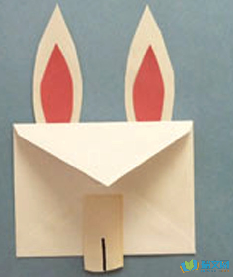 小兔子贺卡的制作方法
