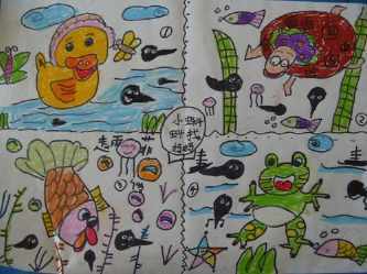 蝌蚪变青蛙的手抄报分享展示小蝌蚪从卵到青蛙的变化过程手抄报怎么画