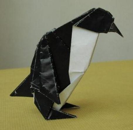 鸟类折纸大全图解之折纸鸣鸟图解教程