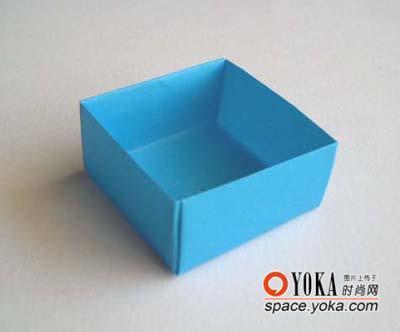 折纸纸盒子教程简单可爱