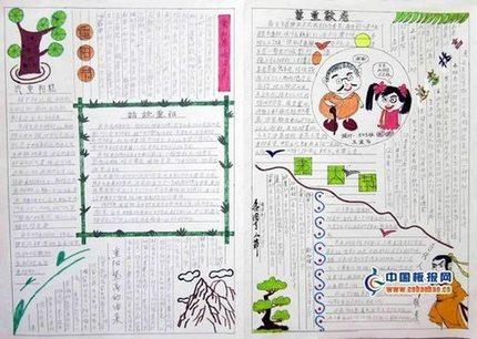 关于高阳县的手抄报手抄报版面设计图