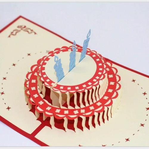 生日蛋糕贺卡