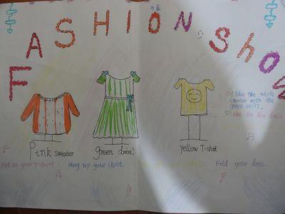 小学四年级关于衣服的英语手抄报 小学四年级手抄报