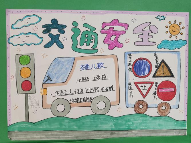 9张关于交通安全的手抄报9张关于交通安全的手抄报儿童交通绘画手抄报