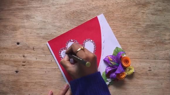 手工折纸漂亮的手工生日贺卡送给女神-生活视频-搜狐视频