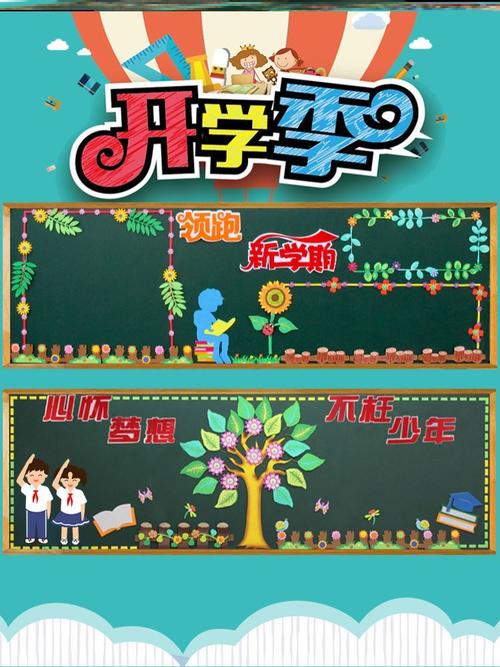 幼儿园元旦环创新年快乐黑板报装饰品小学主题布置教室2022年贴纸