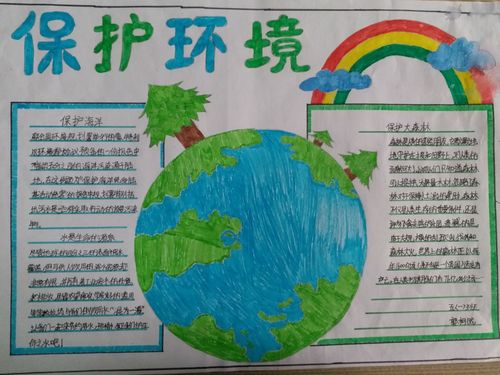 保护环境手抄报展 写美篇  为提高孩子们的环保意识促进环保行为养成