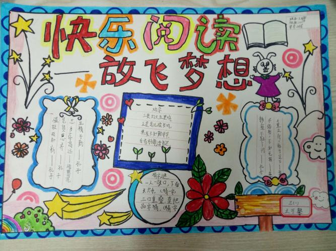 三 年级 书香润童心 手抄报制作大赛活动