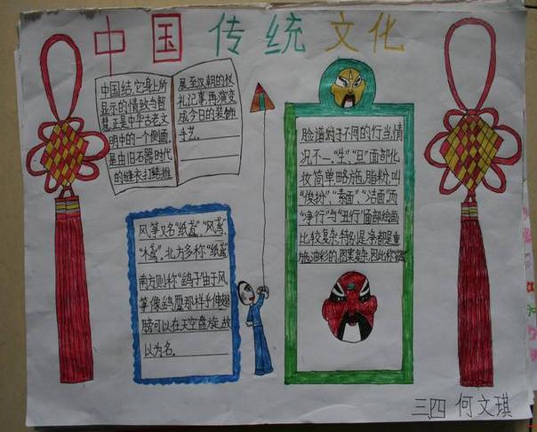  文章内容  小学传统文化手抄报版面设计 如何对小学生进行传统