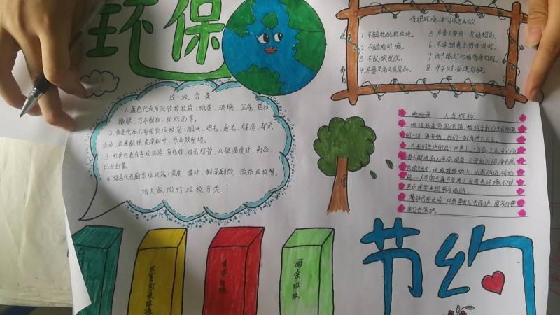 争做环保小卫士----天水郡小学三年级环保手抄报展《保护环境手抄报