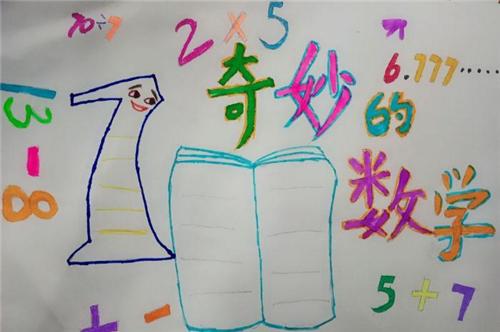 手抄报模板五年级元旦节语文小学生a4纸中学初中三年级数学手抄报模板