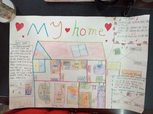 四年级myhome的英语手抄报 四年级英语手抄报四年级英语手抄报写美篇