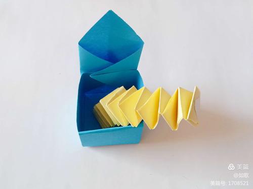 其它 手工折纸奇巧魔术盒 写美篇