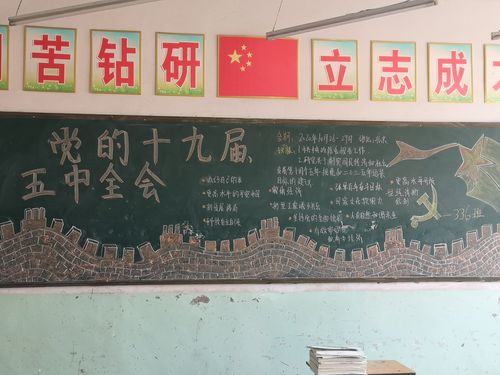 其它 蒲县第一中学校十九届五中全会精神学习黑板报展示 写美篇  党