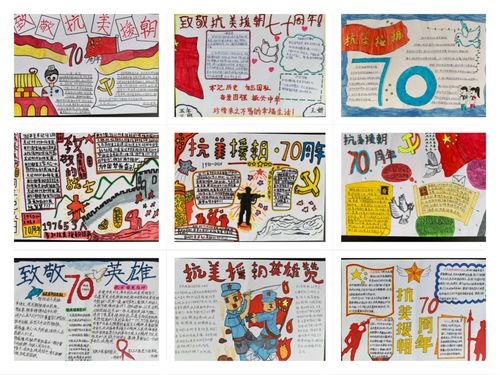 各类主题绘画手抄报评选苏尼特左旗第一小学组织开展各类主题