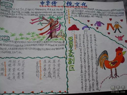 幼儿园传统文化简单手抄报简单的中国文化传统手抄报