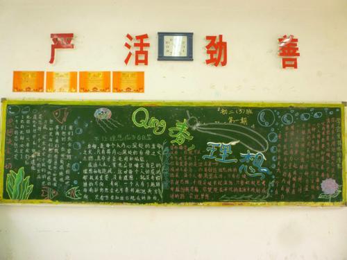 践行绿色理念黑板报 黑板报图片大全-蒲城教育文学网