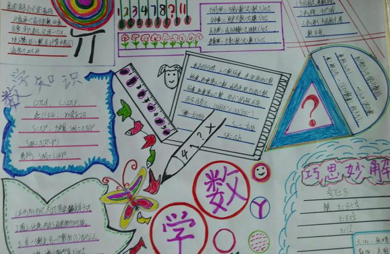 写美篇  12月8日到12日银川市兴庆区第二小学举行了六年级数学手抄报