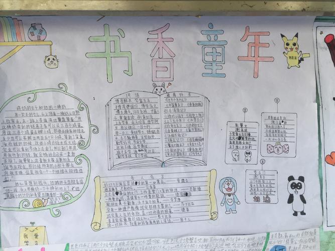 其它 四年级学生手抄报展示 写美篇  高尔基说过书是人类进步的阶梯