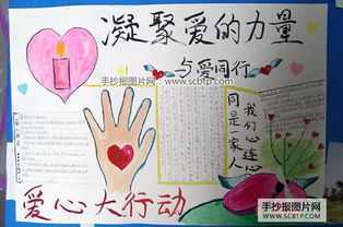 为老师表达爱心的手抄报 关于爱心的手抄报