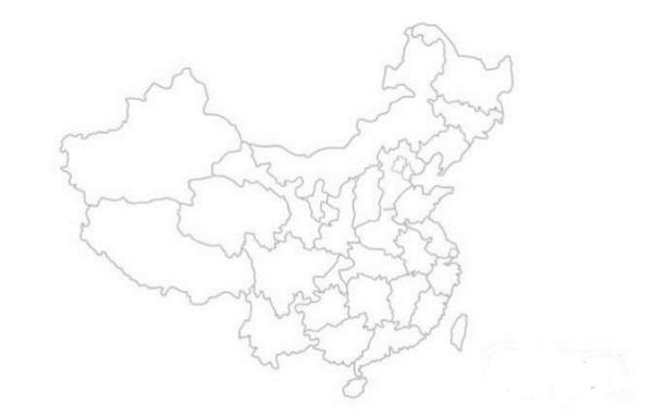 怎么画中国地图简笔画