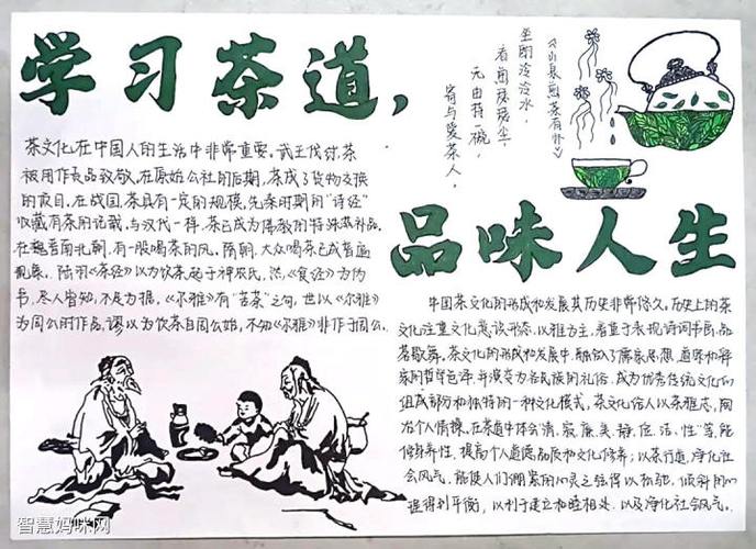 弘扬传统茶文化手抄报图片-图5