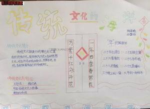 一年级中国传统文化手抄报中国传统文化手抄报