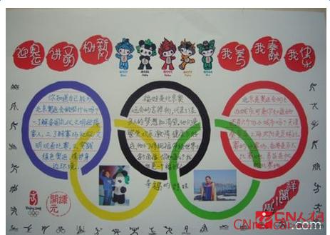 2016年里约奥运会手抄报图片资料     奥运的全称是奥林匹克运动会