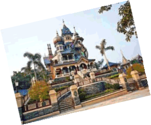 上海迪士尼乐园游记旅游电子小报游记电脑手抄报模板旅行导游游览景点