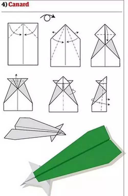 12种折折纸飞机详细教程满足小朋友放飞花样飞机的愿望