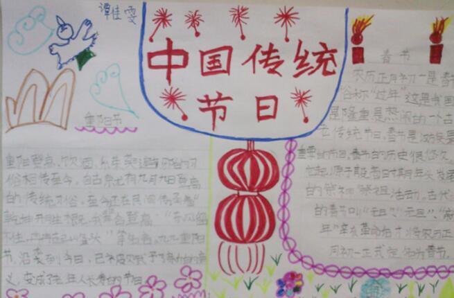 中国七大传统节日的手抄报传统节日的手抄报
