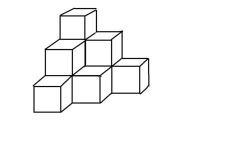 12个正方体怎么画图图片