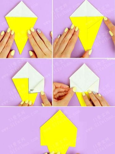 下面是如何制作折纸冰激凌书签的方法步骤图解教程