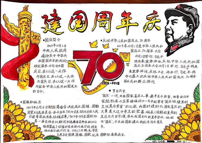 玉燕中学庆祖国70华诞做新时代新青年手抄报活动获奖作品展.