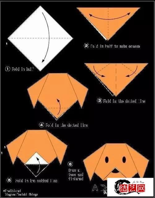 十二生肖折纸大全图片有详细的步骤图解做法简单-折纸大全-编法图解