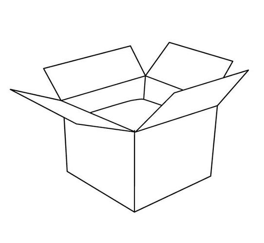 立体盒子的画法图片