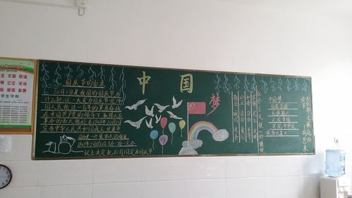 西苑中学我的梦 中国梦黑板报评比
