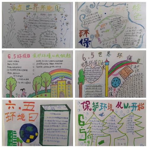 《美丽中国我是行动者绿色低碳进校园》手抄报