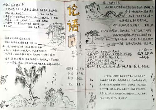 其它 高一《论语》手抄报展示 写美篇   为了弘扬中华优秀传统文化