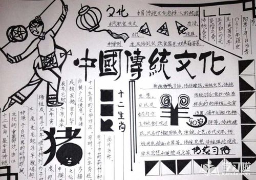 陕西文化手抄报要个简单的字也很少陕西文化手抄报精美图片