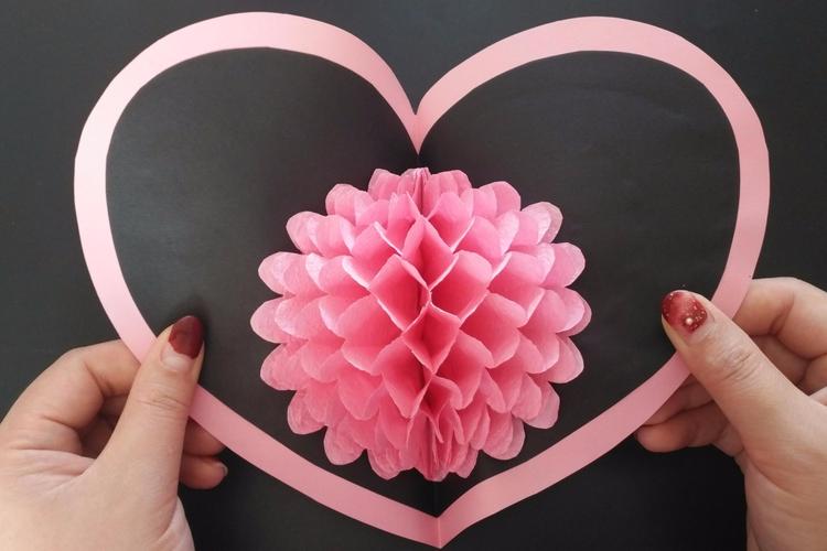 视频漂亮的花朵3d立体贺卡折纸做法很简单小朋友送妈妈老师的礼物