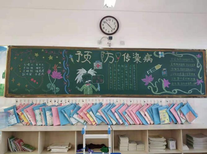 预防传染病我们在行动---记亳州市第一小学四年级主题黑板报评比活动