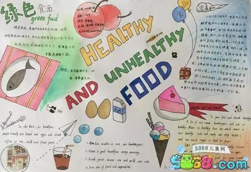 食品营养和健康的手抄报 健康的手抄报-蒲城教育文学网